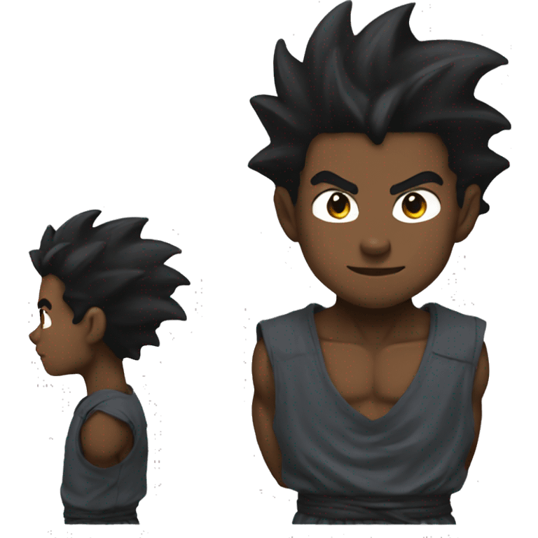 Black Goku emoji