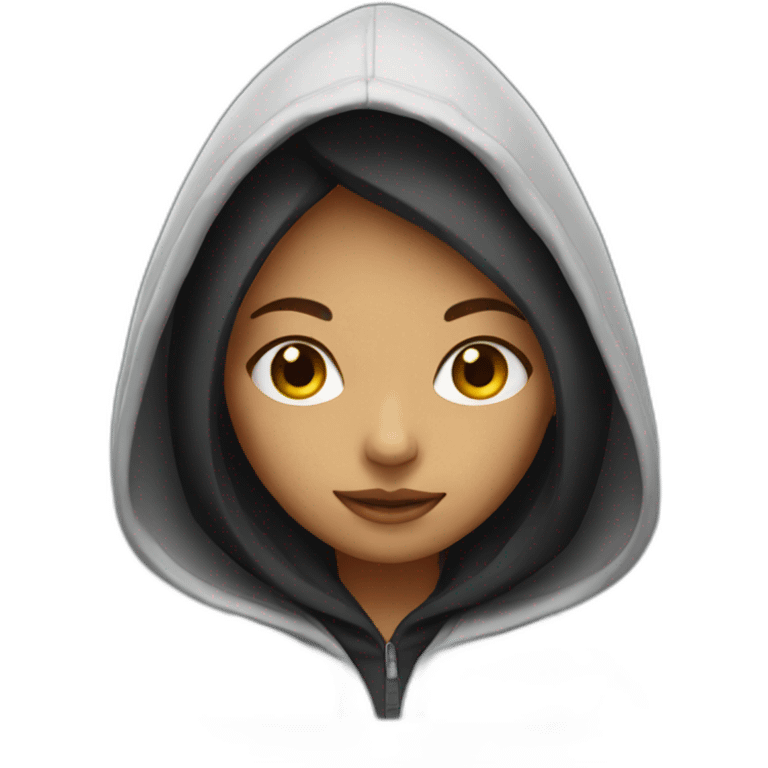 girl in a hood emoji