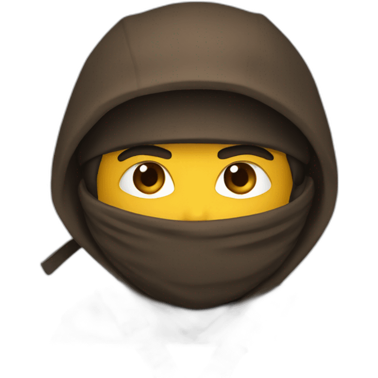 ninja marron emoji