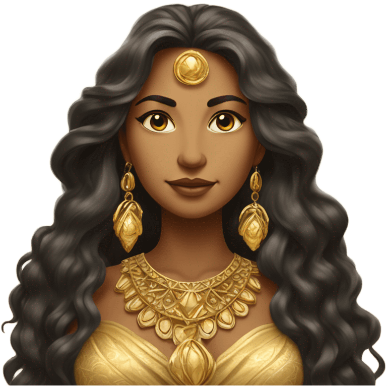 Latina female goddess emoji