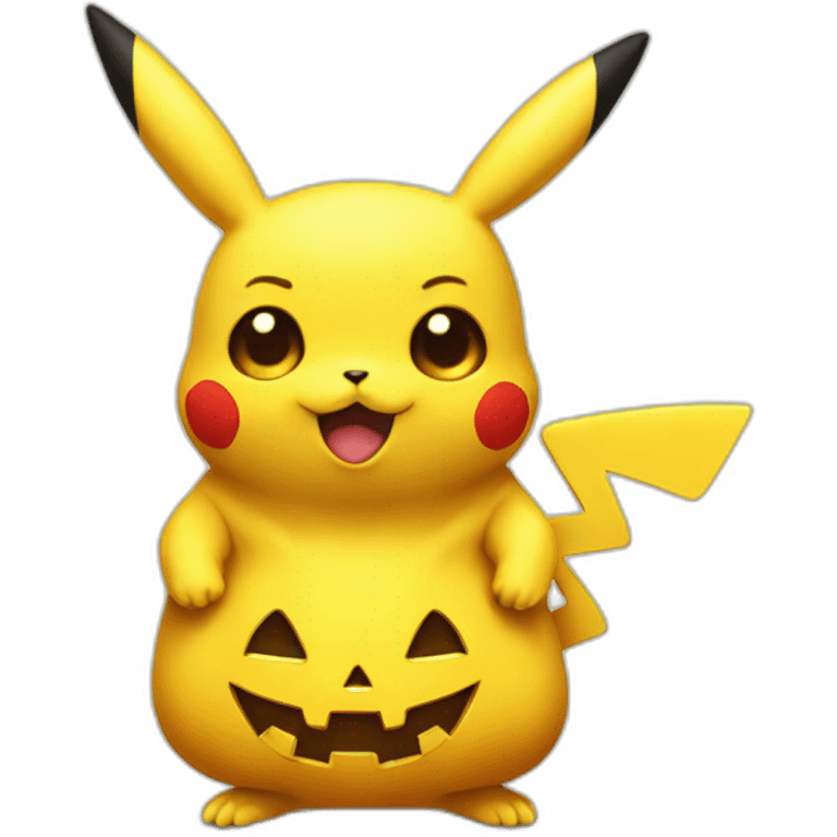 halloween pikachu emoji