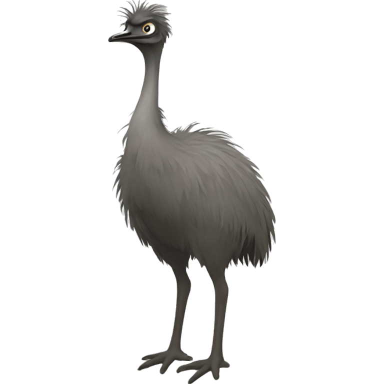 Emu full body emoji