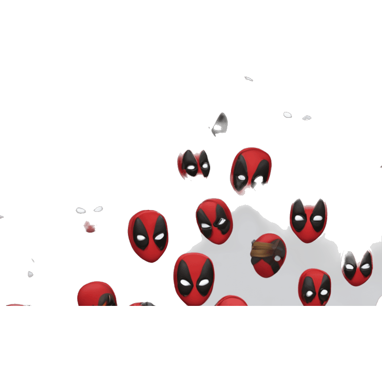 deadpool with samurai hat emoji