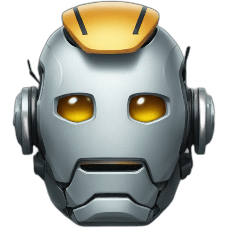 robot headshot emoji