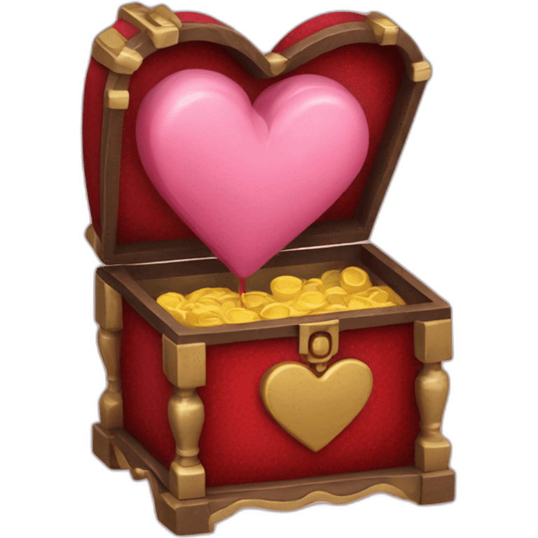 Music box heart emoji