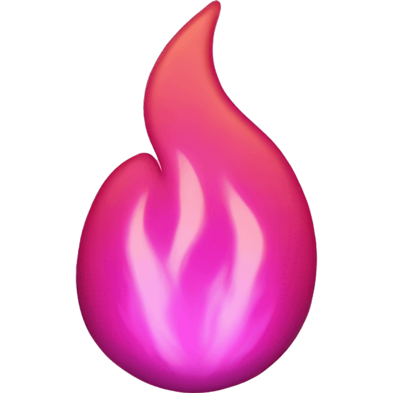 Pink fire  emoji