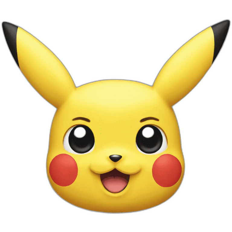 Pikachu head emoji