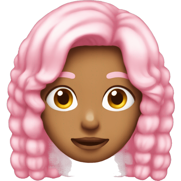 Aesthetic pink emoji emoji