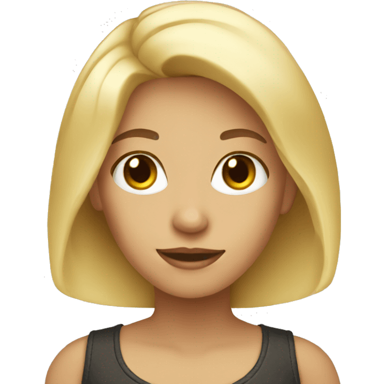 Blonde girl emoji