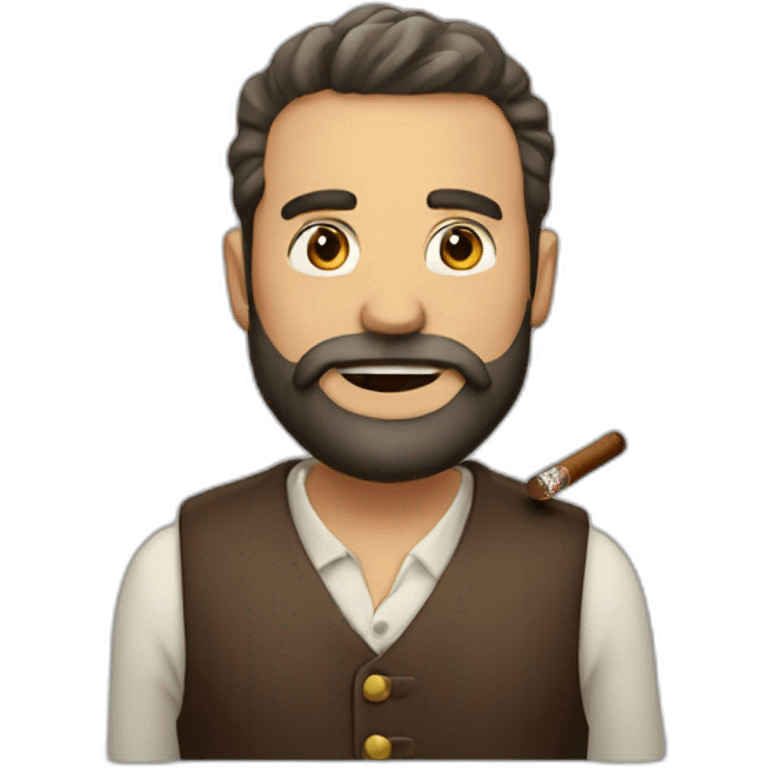 man-with-cigar-and-beard emoji