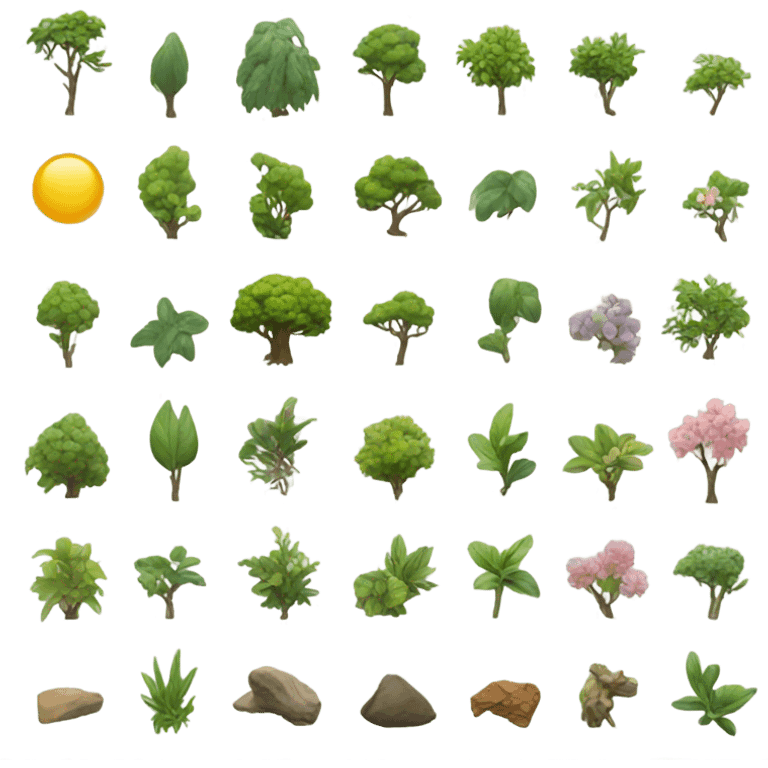 Nature names emoji