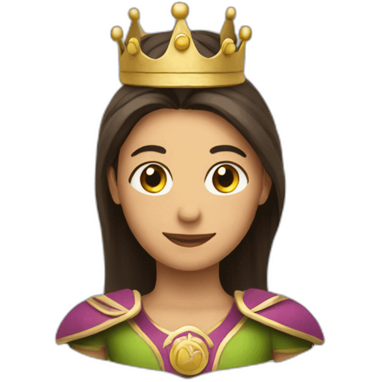 A rider wearing crown  emoji