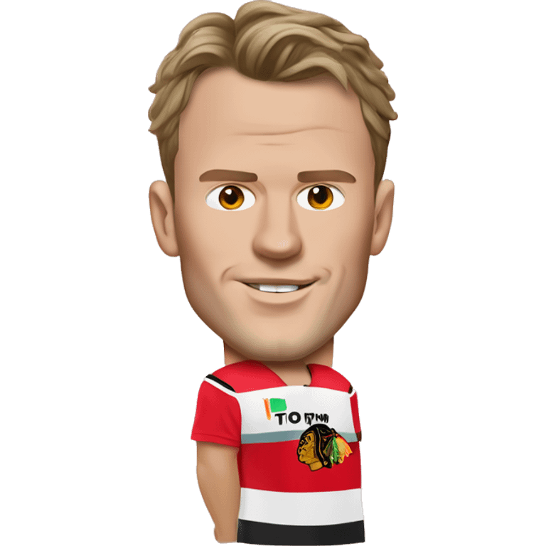 Jonathan Toews as beach bum emoji