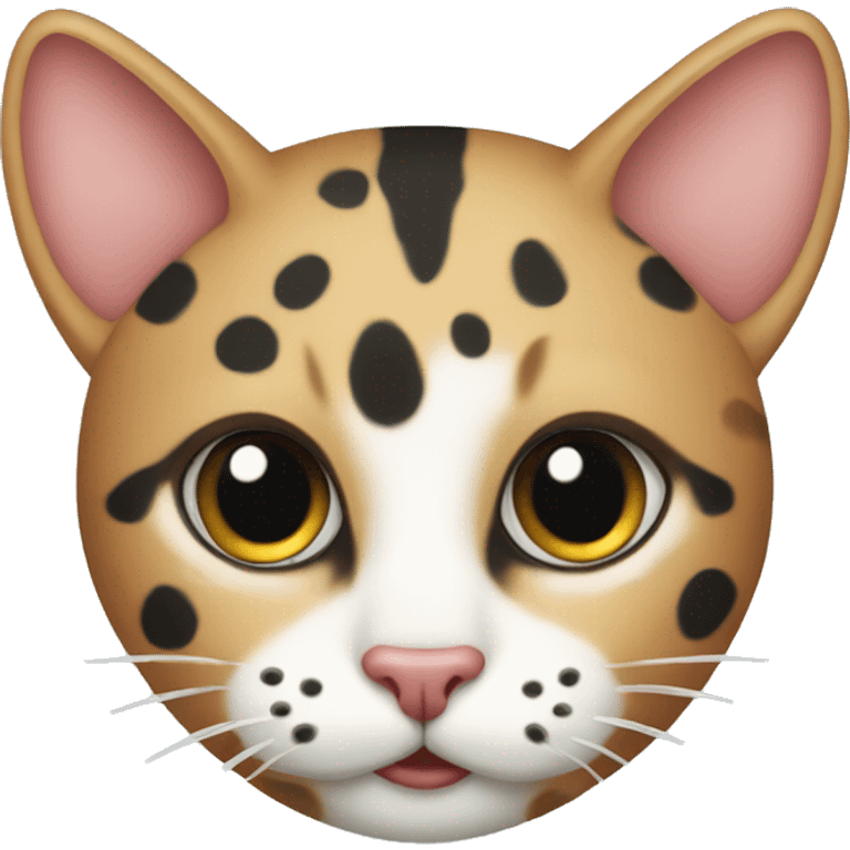 Spotted cat emoji