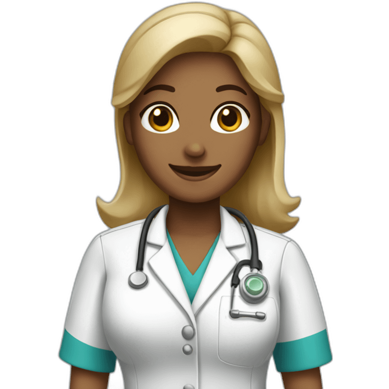 Emergency room nurse emoji