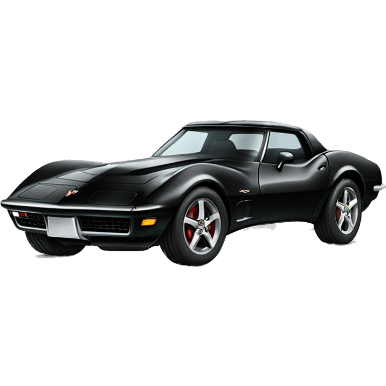 Black corvette  emoji