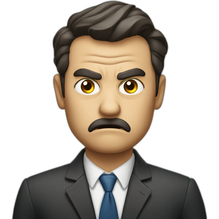 Bureaucrat angry emoji