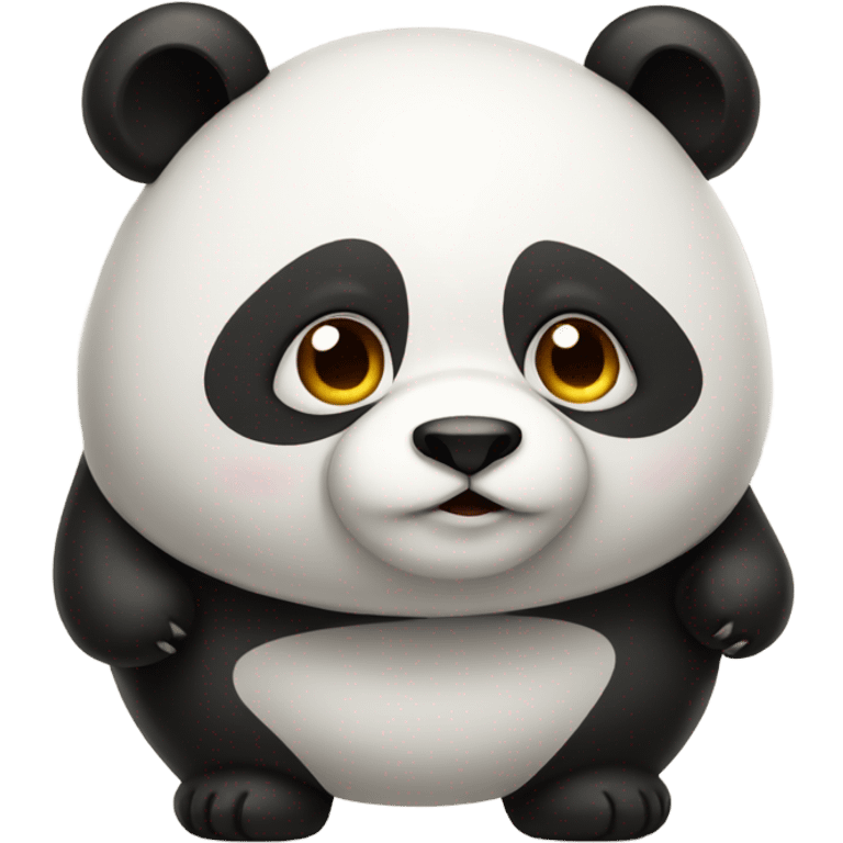 Fat panda emoji