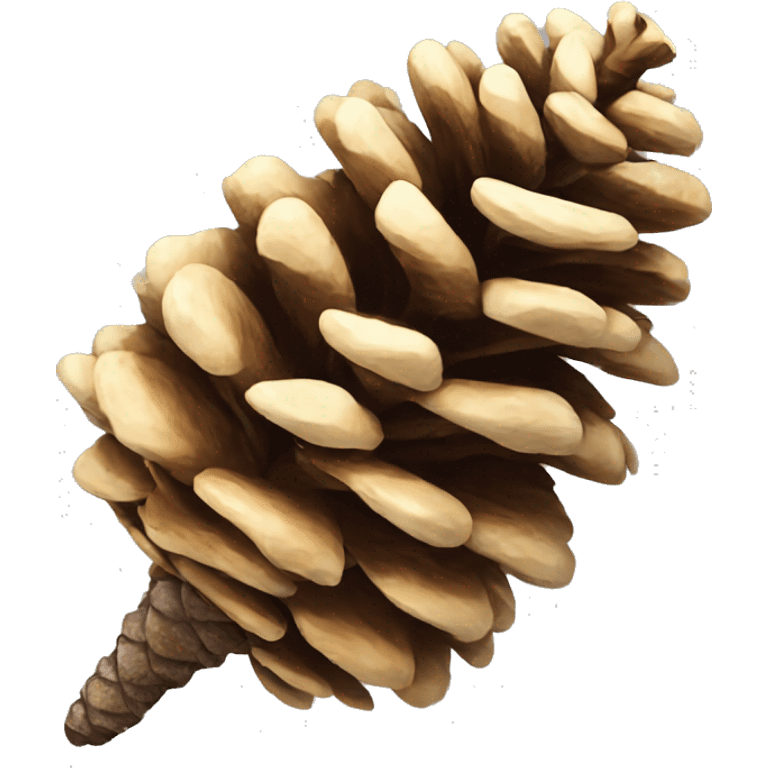 Spruce pine cone emoji