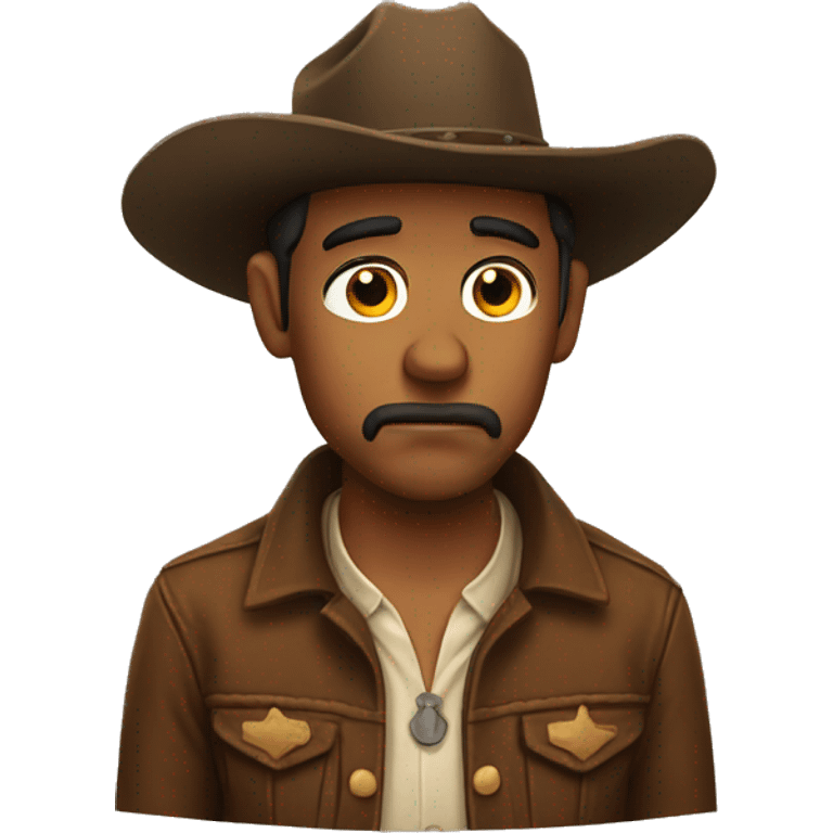 Sad Cowboy emoji