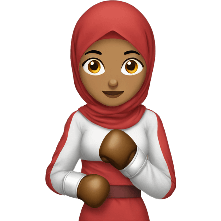 hijabi boxer emoji