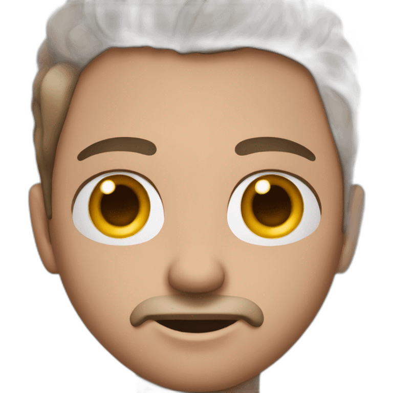 Homme avec coeur dans les yeux emoji