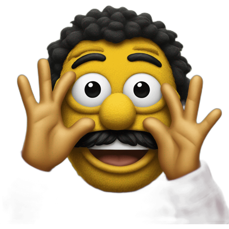 Sesame street gesture emoji