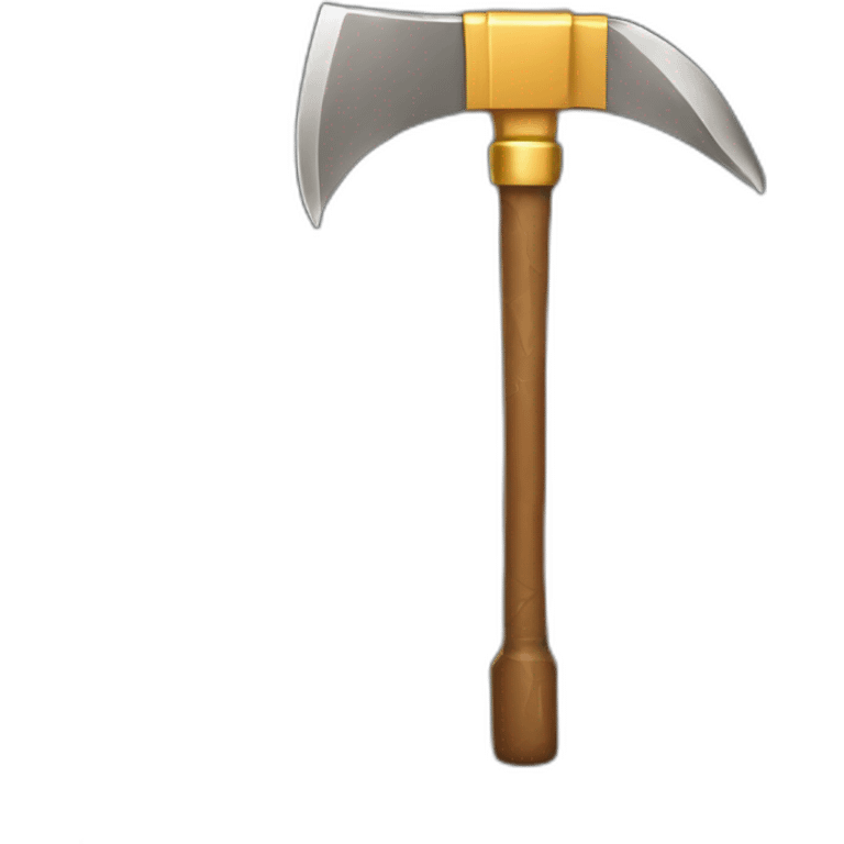 gold miner pickaxe emoji