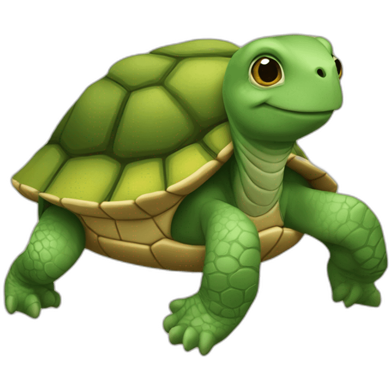 Tortue sur loitre emoji