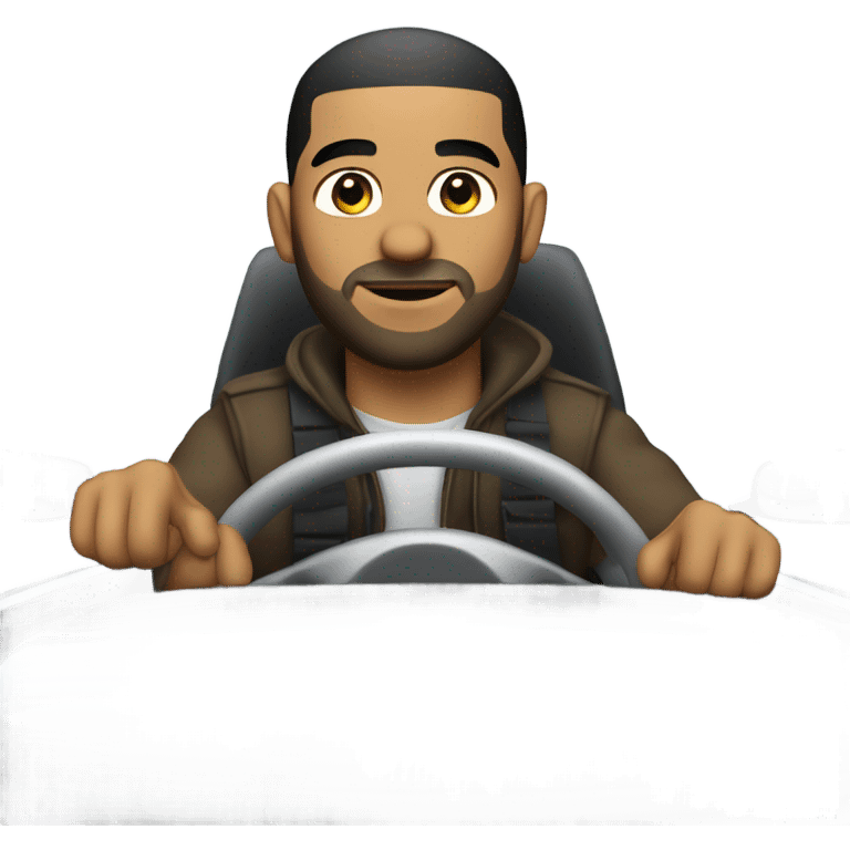 Drake driving  emoji