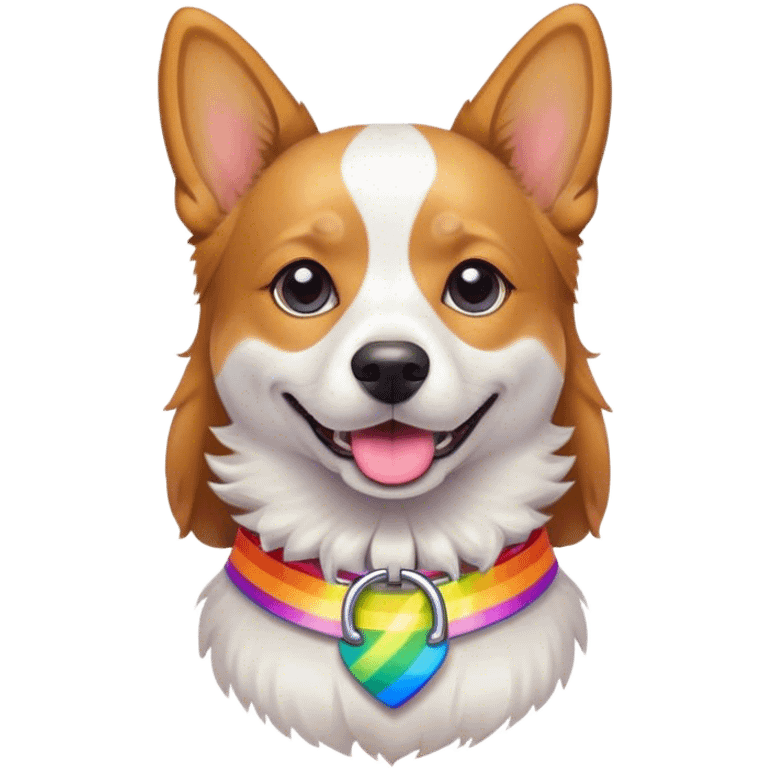 Gay dog emoji