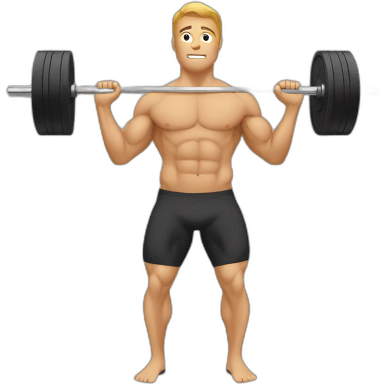 Barbell Squat emoji