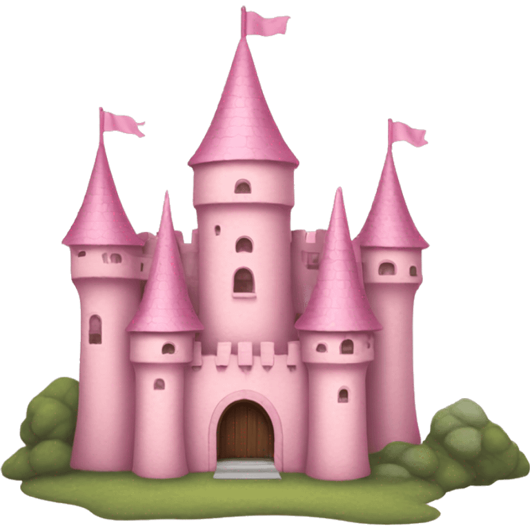 Soft pink castle  emoji