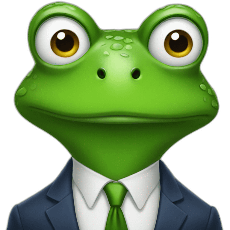 mr frog president emoji