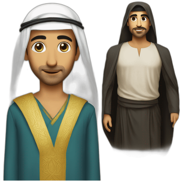 Zemmour et un enfant arabe emoji