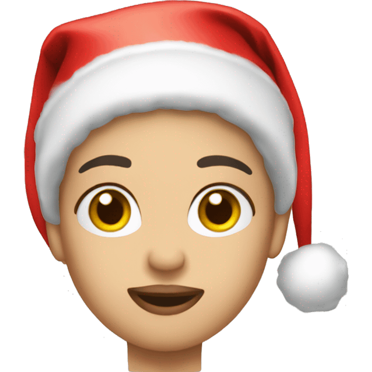 Create a coquette Christmas emoji  emoji