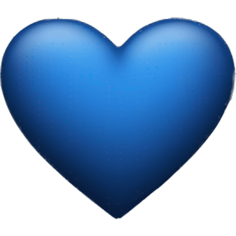 Dark blue heart  emoji