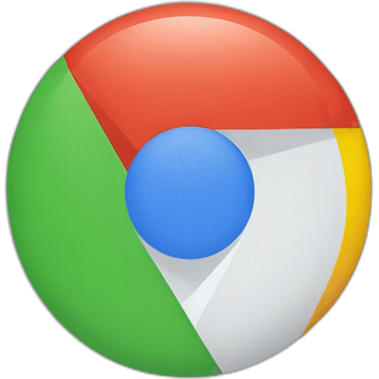 Google Chrome Logo emoji