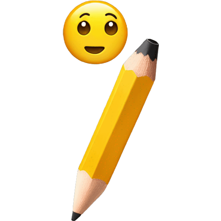 pencil in ear emoji