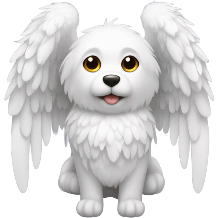 Paw with angel wings emoji