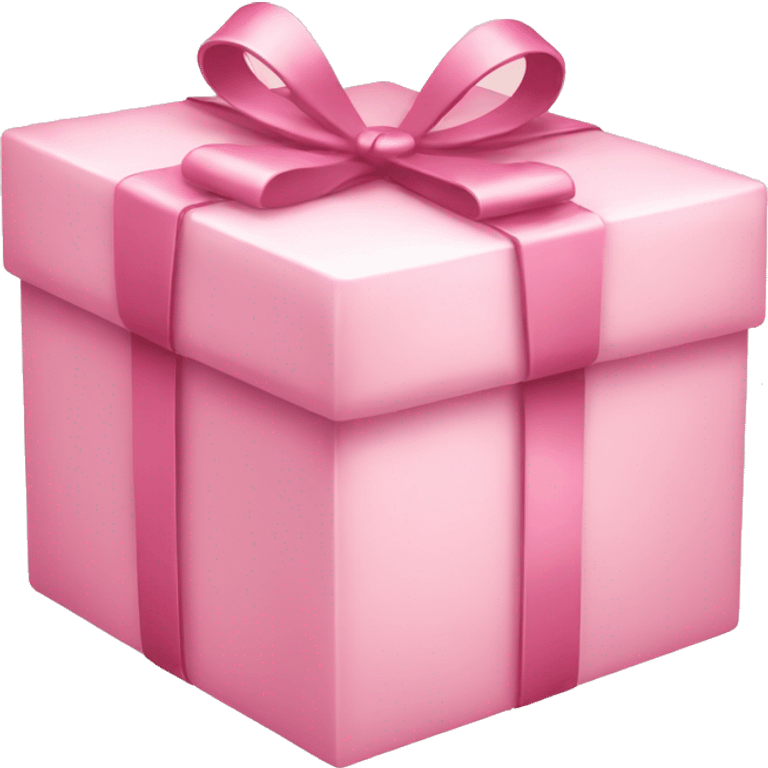 Light pink Christmas gift emoji