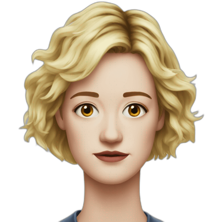 Mackenzie Davis entiere face emoji