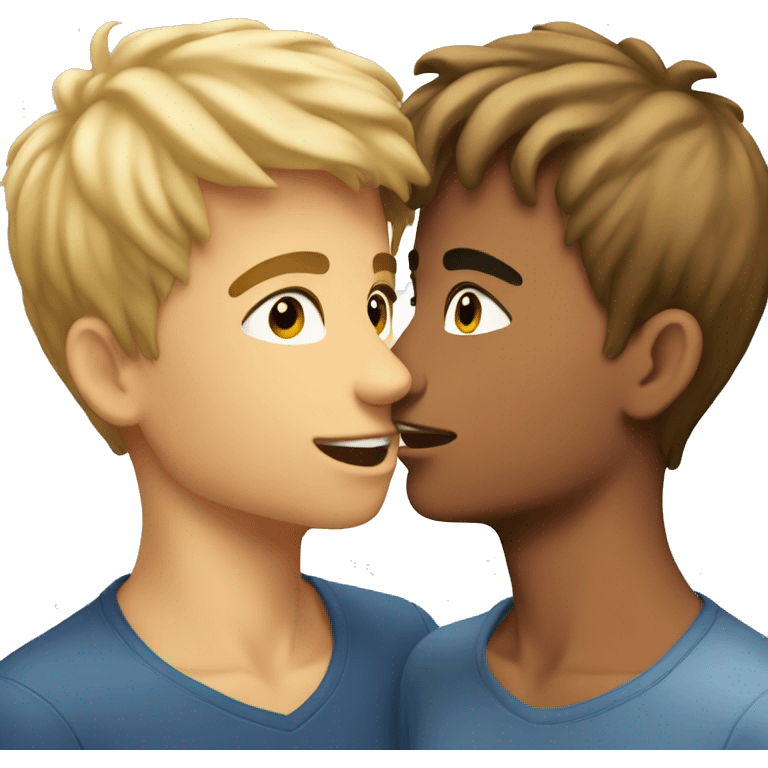 Two kissing twink boys emoji