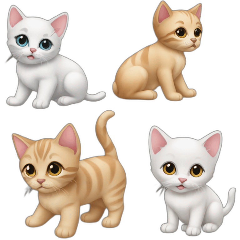 chiots et chatons emoji