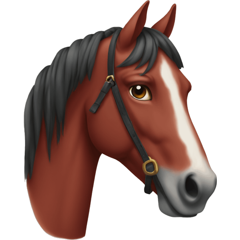 cheval rouge emoji