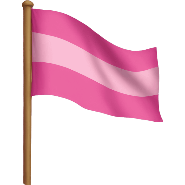 Pink flag emoji