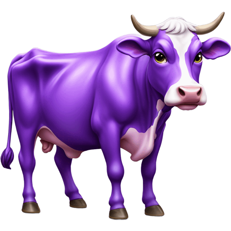 purple cow emoji