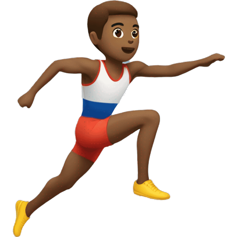 long jump side view emoji