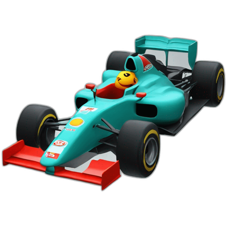 F1 car emoji