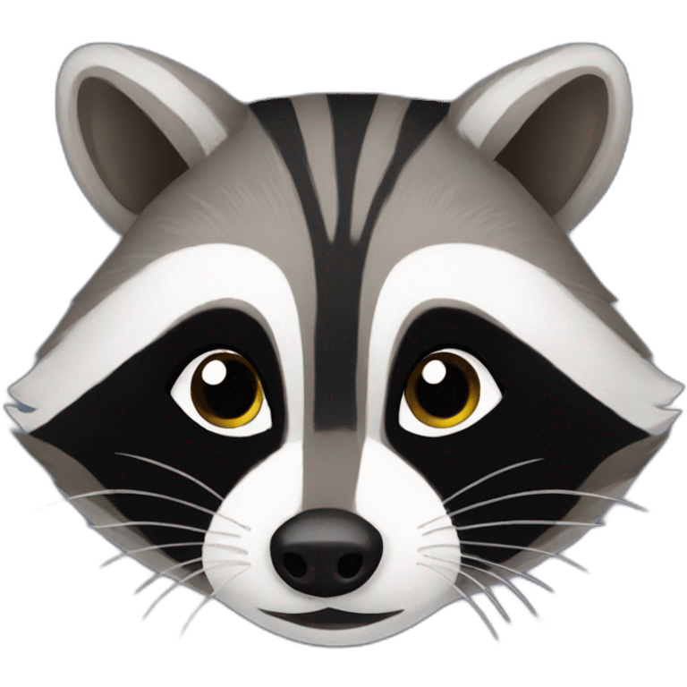 raccoon hi emoji